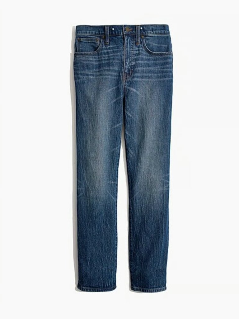 Petite Classic Straight Jeans In Fawn Wash